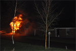 Prio 1 Woningbrand Trekweg Buitenpost